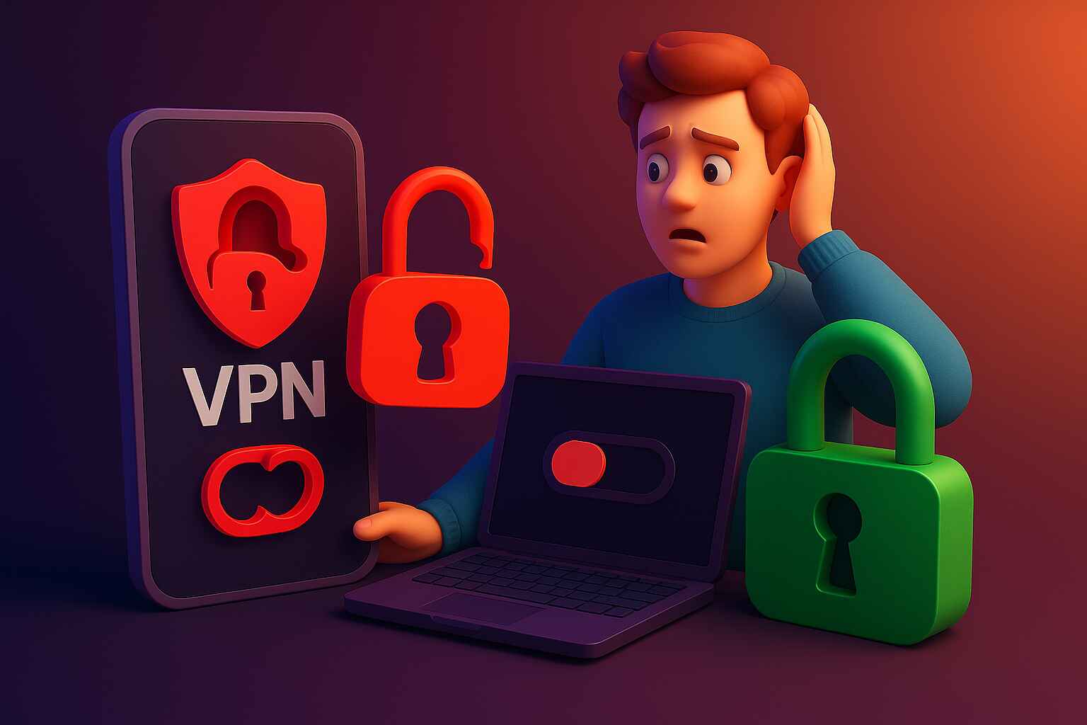  برترین اشتباهات رایج کاربران وی‌پی‌ان که امنیتشان را نابود می‌کند